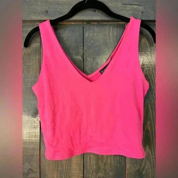 Crop Tank Top V-Neck Sleeveless Summer Festival Party Top‎ - Picture 1 of 4